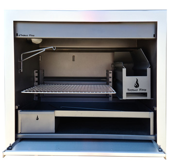Professional 800mm Braai - SS Facade- new look